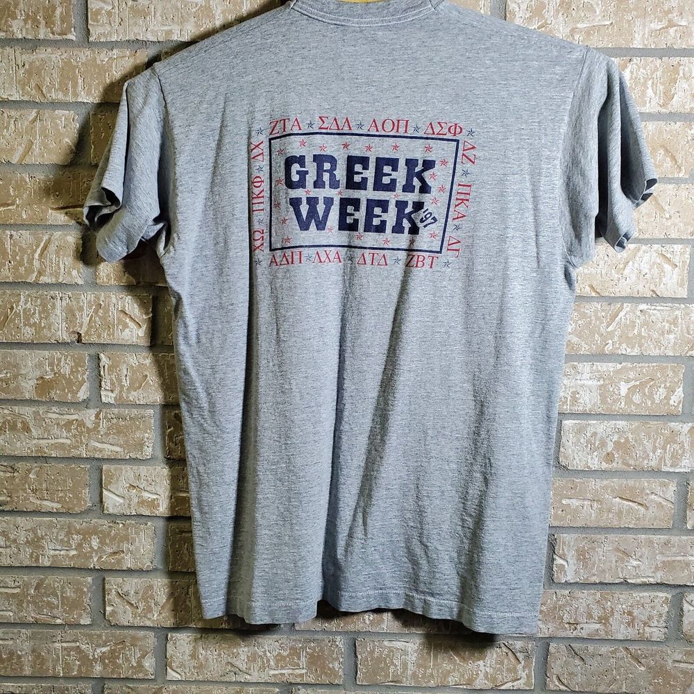 Greek Week SW‎ Texas University 1997 Vintage T Shirt Mens Size XL Sorority